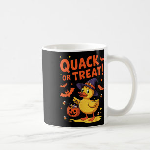 Caneca De Café Quack Ou Trate O Feliz Dia das Bruxas De Borracha