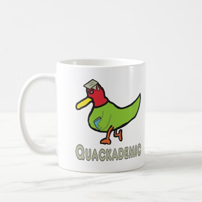 Caneca De Café Quackademic (Esquerda)