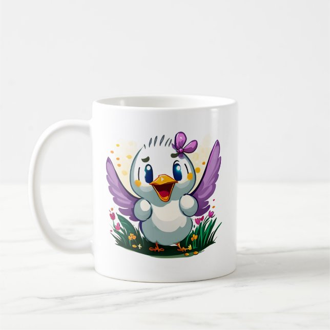 Caneca De Café Quacking' Cute (Esquerda)