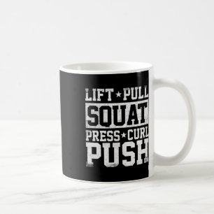 Caneca De Café Quadrado de Puxação de Elevação - Giro de Trabalho