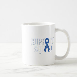 Caneca De Café Quadrado de suporte ao Cancer Colon