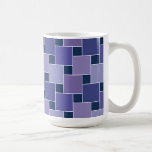 Caneca De Café Quadrados Amethyst