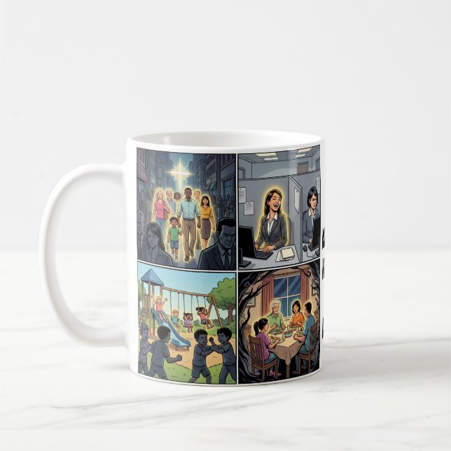 Caneca De Café Quadrinho Seja Em Não Desta  (Esquerda)