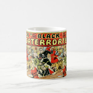 Caneca De Café Quadrinhos de Terror Pretos