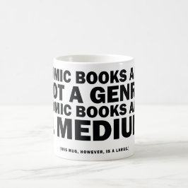 Caneca De Café quadrinhos não são um gênero