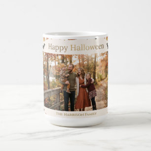 Caneca De Café Quadro Customizável Fofo Kawaii Feliz Halloween