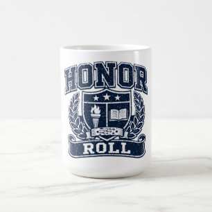 Caneca De Café Quadro de Honra – Excelência Acadêmica Faculdade