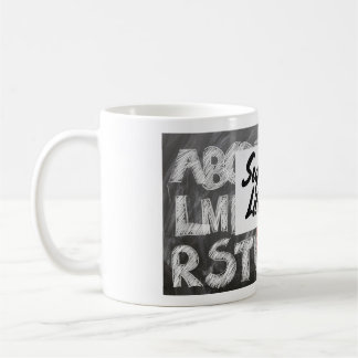 Caneca De Café Quadro de referência de literacia de apoio