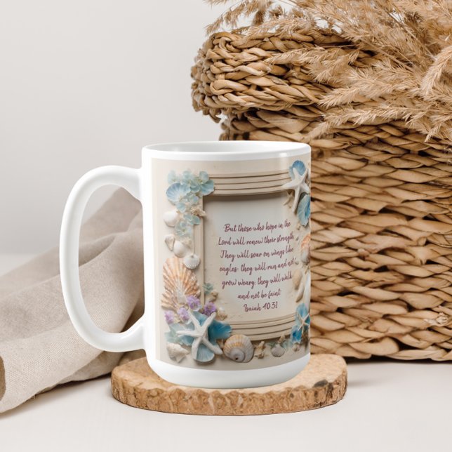 Caneca De Café Quadro de Sonhos de Seashell (Criador carregado)