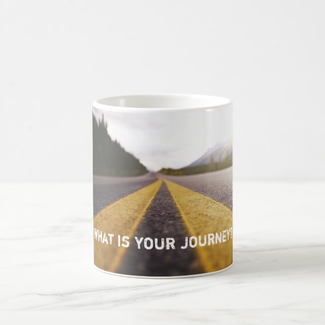 Caneca De Café qual é a sua jornada? (Centro)