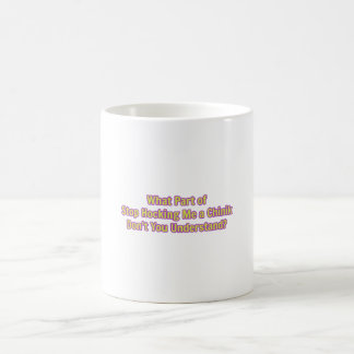 Caneca De Café Qual Parte de Parar de Me Encher?