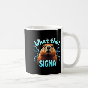 Caneca De Café Qual Sigma Meme Antigo Woodchuck Para Camiseta de