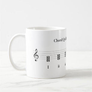 Caneca De Café Qualidade de Corda em Major Keys Music Theory Educ