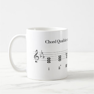 Caneca De Café Qualidade do Acorde na Teoria da Música Harmonic 