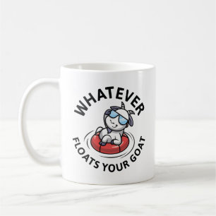 Caneca De Café Qualquer Coisa Que Flutuar O Seu Cabra