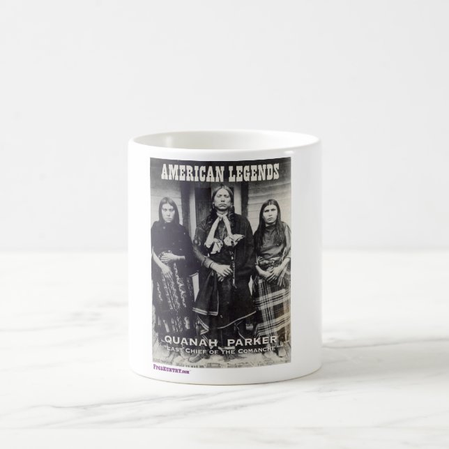 Caneca De Café Quanah Parker Valor T-Shirt (Centro)