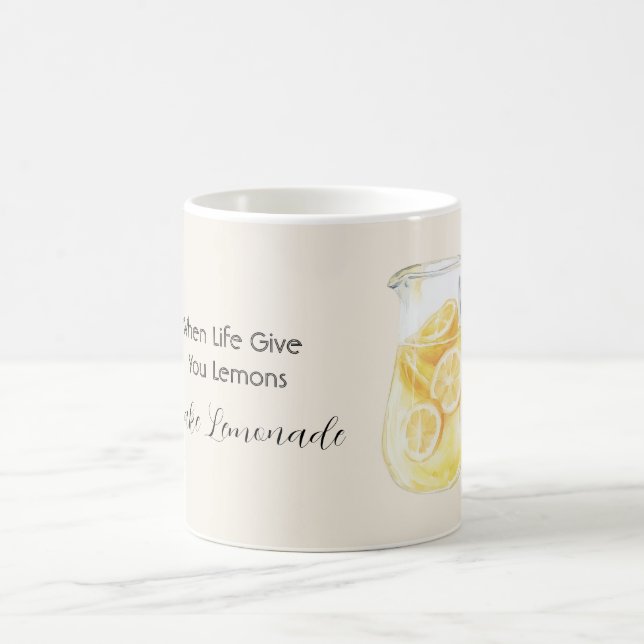 Caneca De Café Quando a Vida Lhe Dá Limões (Centro)