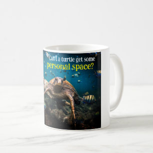 Caneca De Café Quando a vida se torna difícil, continue nadando