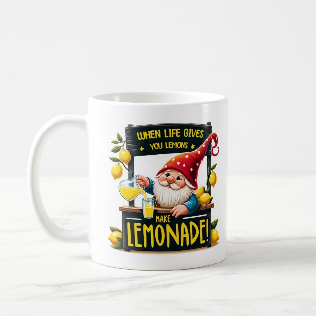 Caneca De Café Quando a vida te dá limão faz limonada (Esquerda)