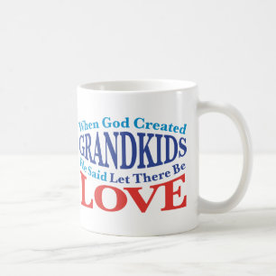 Caneca De Café Quando Deus Criou Netos