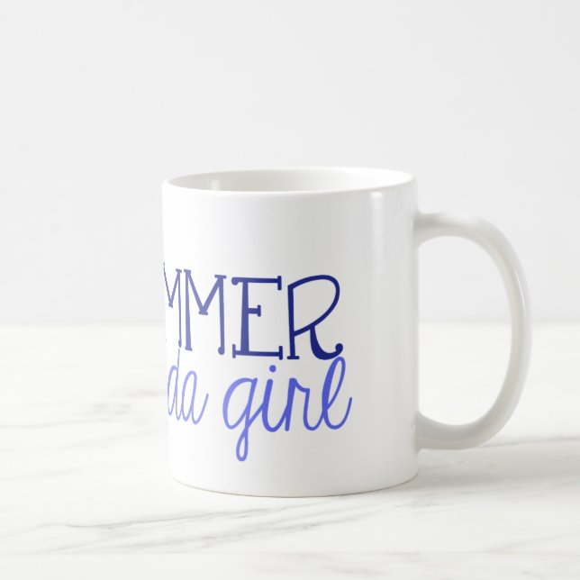 Caneca De Café Quando Em Dúvida Ir Para A Praia (Direita)