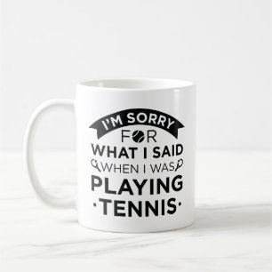 Caneca De Café Quando Eu Estava Jogando Tênis
