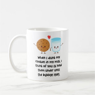 Caneca De Café Quando Eu Pego Meus Cookies No Meu Leite Eu Penso 