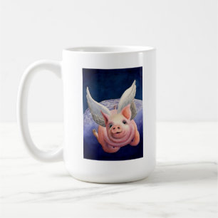 Caneca De Café Quando os porcos voarem!