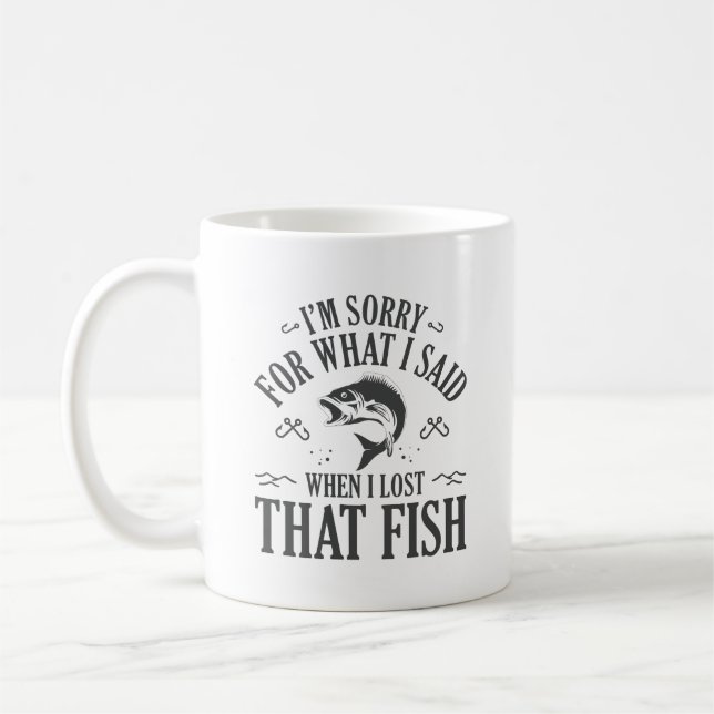 Caneca De Café Quando Perdi Aquele Peixe (Esquerda)