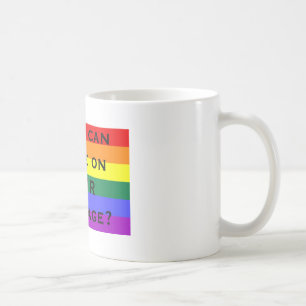 Caneca De Café Quando posso eu votar em SEU casamento?