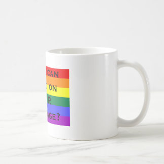 Caneca De Café Quando posso eu votar em SEU casamento?
