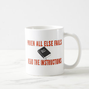 CANECA DE CAFÉ QUANDO TODOS OS OUTROS FALHAREM