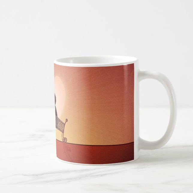 Caneca De Café Quando você estiver no amor (Direita)