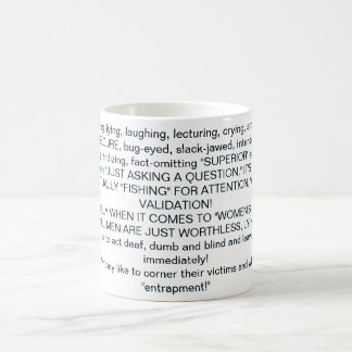 Caneca De Café Quando zombando, mentindo, rindo, palestrando, cho