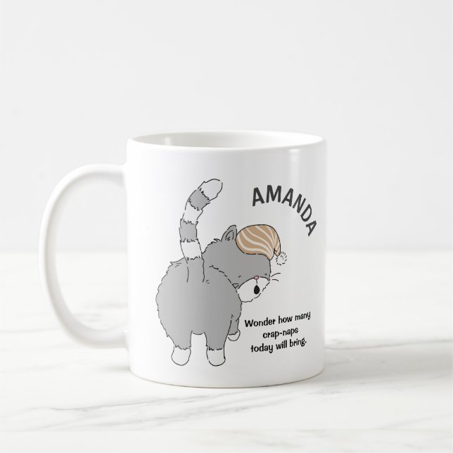 Caneca De Café Quantas Noites De Maldito Hoje Trarão Muita (Esquerda)