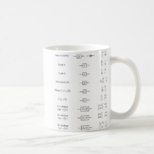 Caneca De Café Quantum Gates Mug