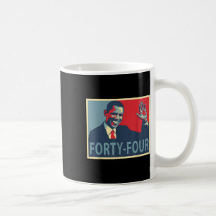 Caneca De Café Quarenta e quatro Presidente Obama 44 Presidente