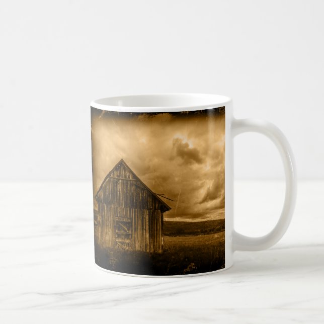 Caneca De Café quartel russa do oeste (Direita)