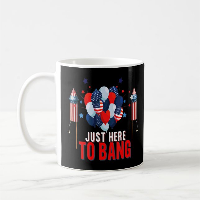 Caneca De Café Quarto de 4 de julho, estou aqui para bater 8 (Esquerda)