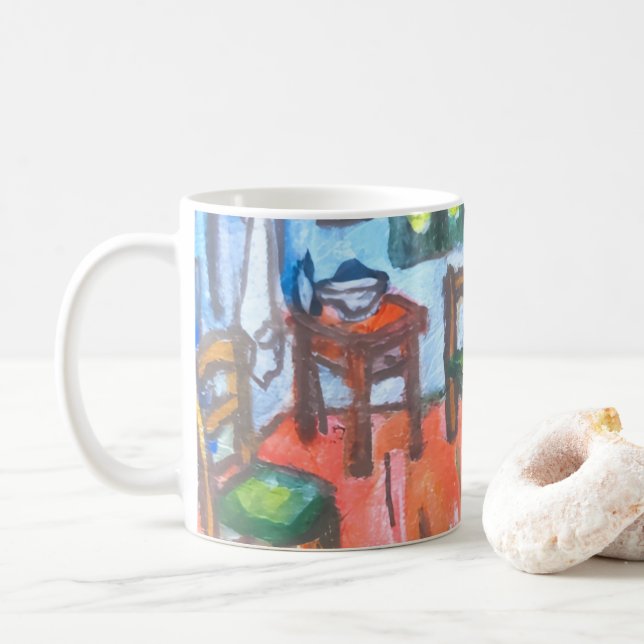 Caneca De Café Quarto de Van Gogh mini  (Com Donut)