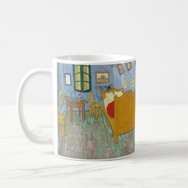 Caneca De Café Quarto de Vincent em Arles por Vincent van Gogh (Esquerda)