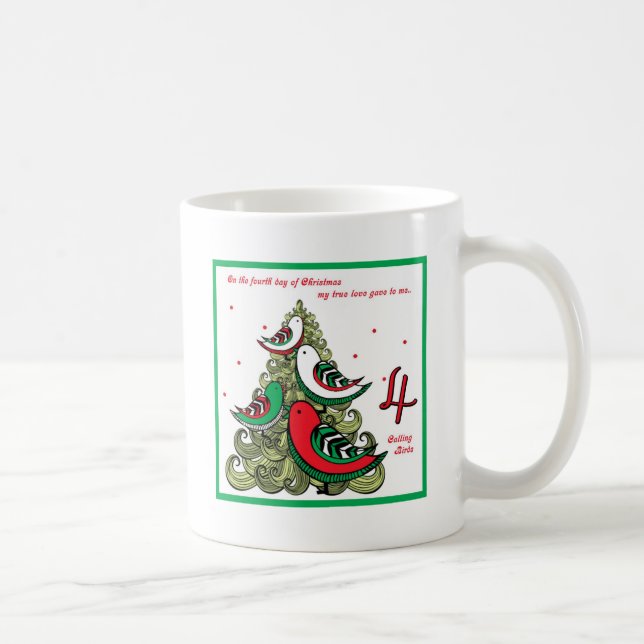 Caneca De Café Quarto dia do Natal (Direita)