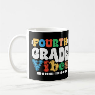 Caneca De Café Quarto Grau Vibes 4º Grau de Volta à Escola