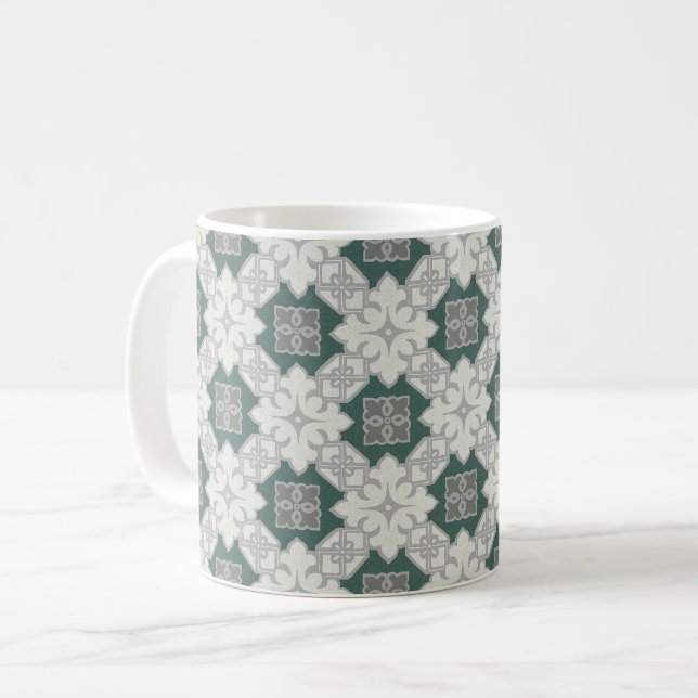 Caneca De Café Quatrefoils Góticos de Revival 1 Coffee Mug (Frente Esquerda)