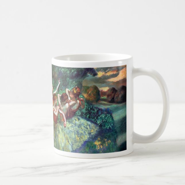 Caneca De Café Quatro Dançarinos de Degas (Direita)
