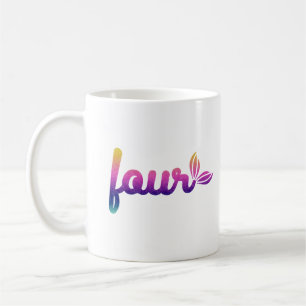 Caneca De Café Quatro Design