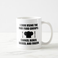 Quatro grupos de Comidas