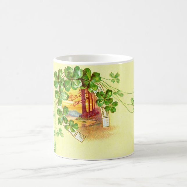 Caneca De Café Quatro trevo e ferradura (Centro)