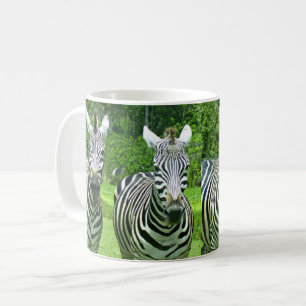 Caneca De Café Quatro Zebras à Luz do Prado