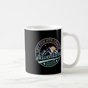 Caneca De Café Que a Aventura da 8ª Série Comece Retro Primeiro D